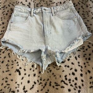 Wild Fable Blue High-Waisted Jean Shorts